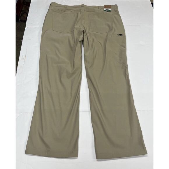 Eddie Bauer Mens Rainier Tech Pants Size 38x30 Zip Pocket Stretch - Picture 2 of 13